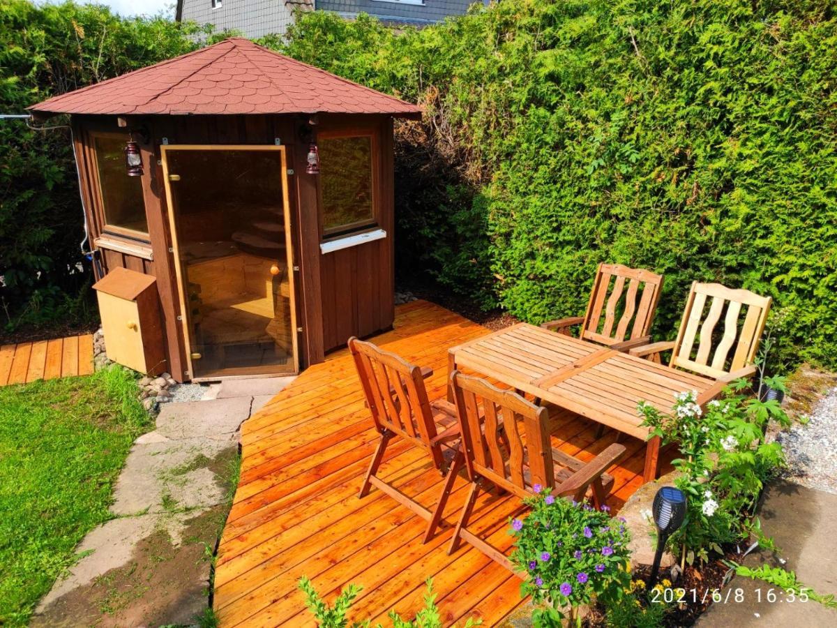 Ferienhaus Marre - Mit Grill, Feuerstelle Und Gartensauna Waldbrunn  Exteriér fotografie