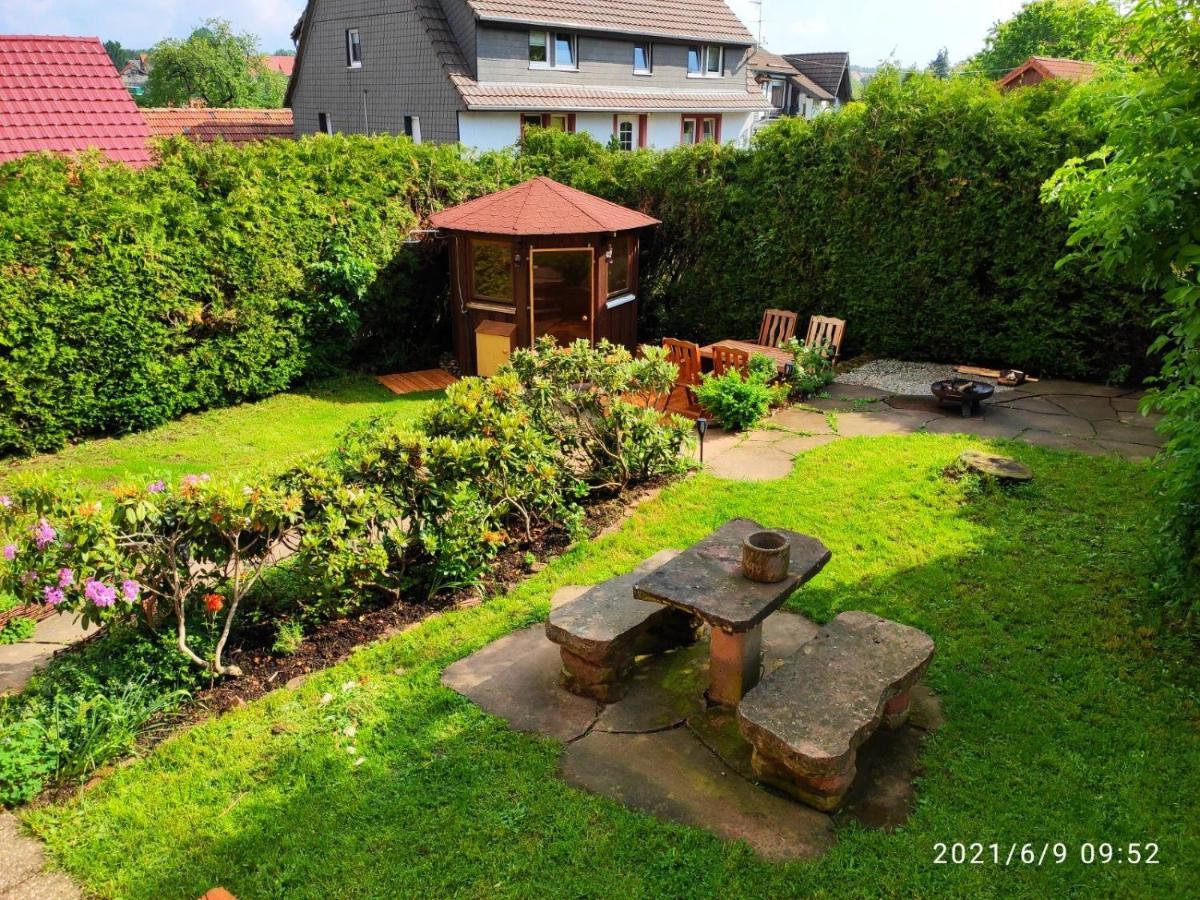 Ferienhaus Marre - Mit Grill, Feuerstelle Und Gartensauna Waldbrunn  Exteriér fotografie